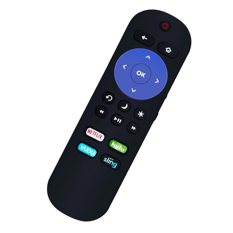 ZdalaMit 101018E0025 Replace Remote Applicable for Philips Roku TV 40PFL4662/F7 32PFL4664/F7 65PFL4864/F7 50PFL4864/F7 55PFL4864/F7 32PFL4764/F7 32PFL4763/F7 50PFL4763/F7 43PFL4763/F7 43PFL4662/F7 43PFL4962/F7 - Image 3